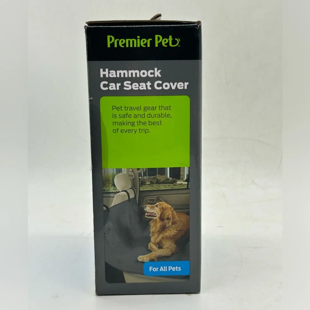 Premier Gray Hammock Car Seat Cover for Dogs